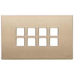 PLACCA 4MX8 FLAT ORO SATINATO
