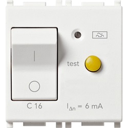 INTERRUTTORE MTDIFF. 1P+N C16 6MA B