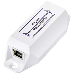 POE Extender Gigabit 1 canale trasmissione dati e alimentazione fino 100m per videosorveglianza e reti wireless