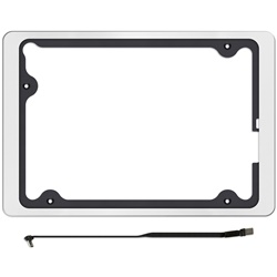 Supporto bianco per iPad 10,9-11 con fissaggio a parete e cavo USB-C