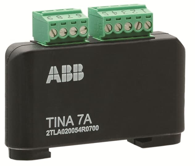 Connettore TINA 7A sistema Vital 24VDC montaggio su guida DIN per impianti elettrici professionali