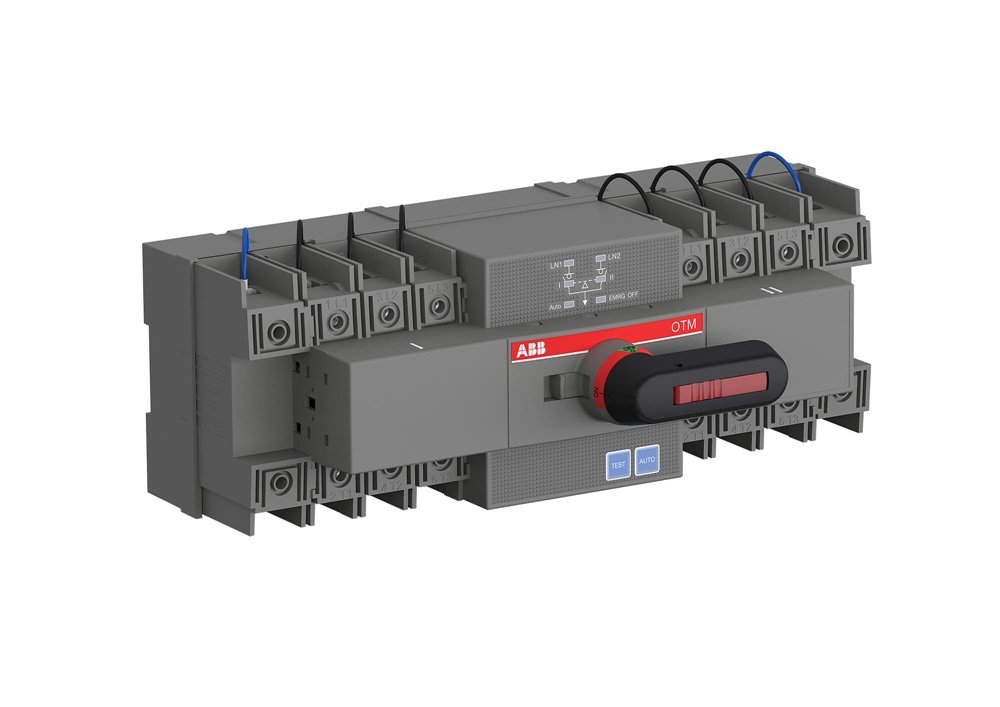 Interruttore automatico trasferimento OTM125F4C20D400C motorizzato tipo aperto per impianti elettrici industriali e residenziali