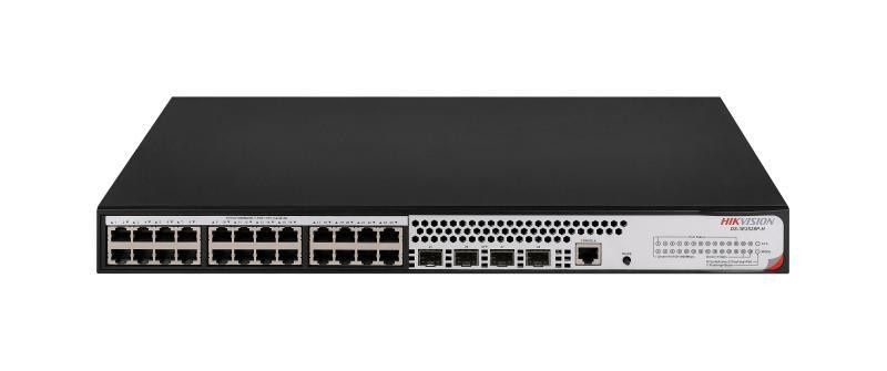Switch Access PoE 28 Porte 370W con 24x RJ45 Gigabit e 4x SFP per reti aziendali