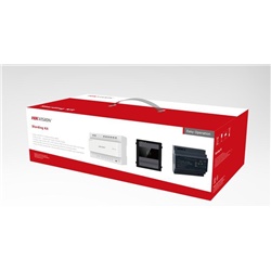Kit intercom 2 fili HD con posto esterno e distributore per uso residenziale e commerciale