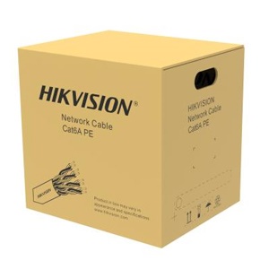 Matassa cavo U/UTP CAT6A 305m 23AWG rame nero rete dati alta qualità