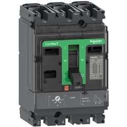 Interruttore ComPacT NSX100HB1 3 poli 75kA 690VAC sganciatore TMD 40A protezione sovraccarico standard industriale