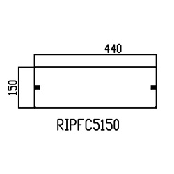 PORTA DISTR. 500X150 CIECA AISI 304