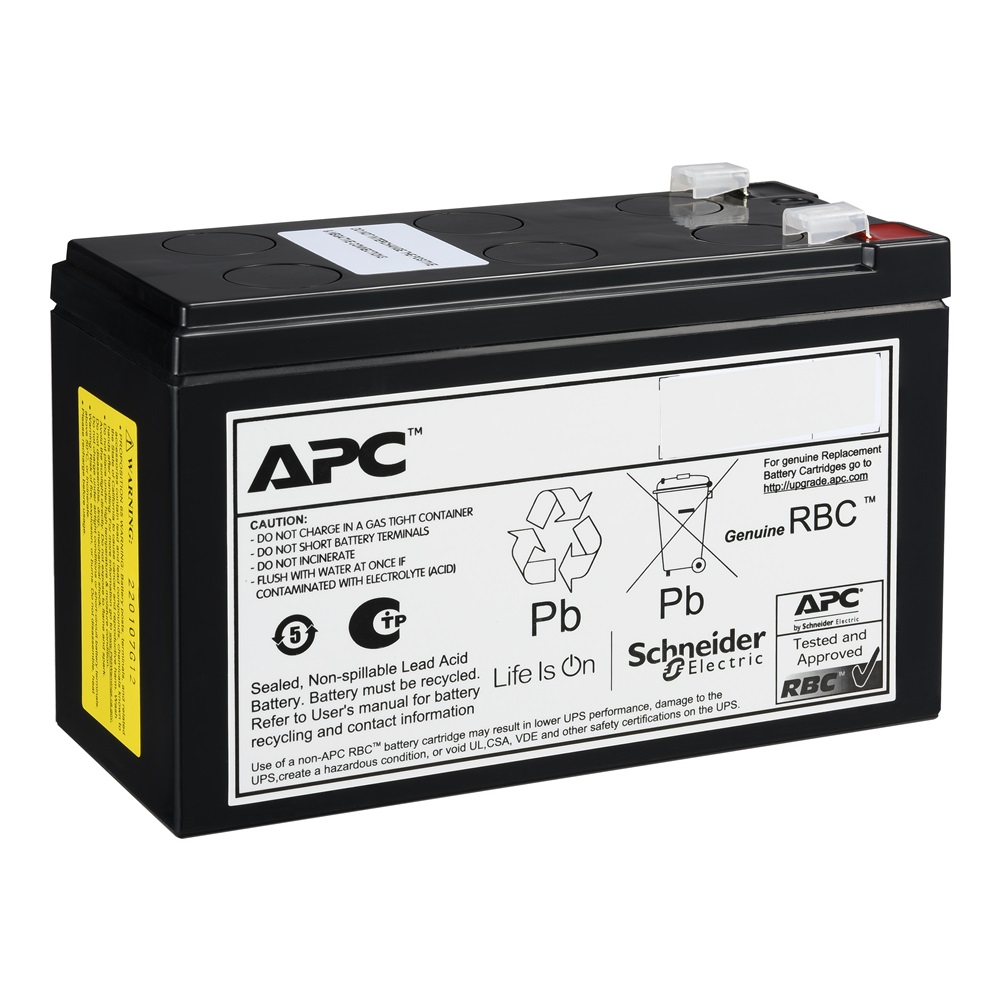 Cartuccia batteria di ricambio APC, VRLA, 9 Ah, 24 V DC, garanzia di 2 anni