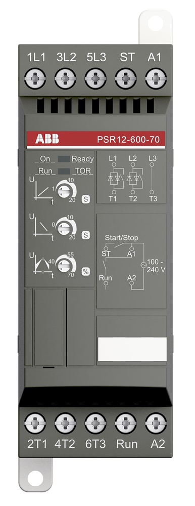 Softstarter PSR12-600-70 12A 208-600V AC controllo avvio motori industriali pompe ventilatori compressori
