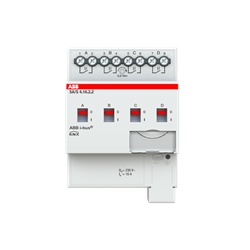 Attuatore standard 4 canali 16 A per automazione domestica e industriale bus KNX EIB