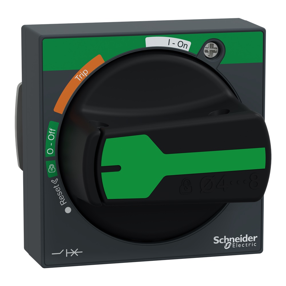 Manopola nera universale IP54 per dispositivi Compact NSXm manovra di ricambio