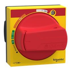 manovra universale, ComPacT NSXm, manovra rossa/fronte giallo, IP54, parte di ricambio