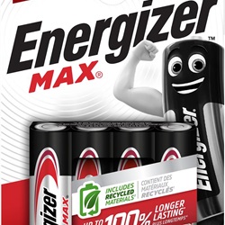 ENERGIZER MAX ALK AA CHP4