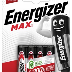 ENERGIZER MAX ALK AAA CHP4