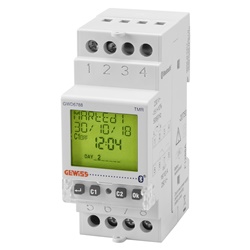 Interruttore combinato orario astro bassa tensione 1 canale serie 90 AM modulari per impianti elettrici