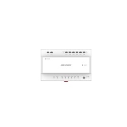 Distributore principale DIN 8 moduli per citofonia IP DS-KAD7060EY alta affidabilità uso elettrico professionale