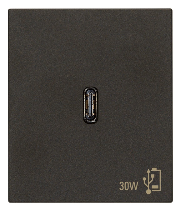 ALIMENTATORE USB C 30W PD NERO