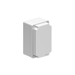 Pulsantiera metallica non forata 80x130x73 mm contenitore con coperchio grigio