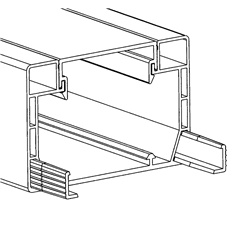 Giunto allineamento canaline elettriche sistema B.9010 resistente e affidabile per installazioni professionali