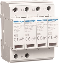 SPD 4P T2 TNS/TT 40KA