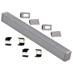 KIT 2MT PROFILO MIGNON COMPATTO ACCESSORI INCLUSI INSTALLAZIONE ELETTRICA RAPIDA