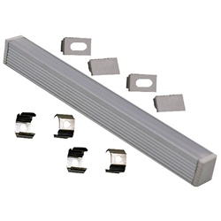 KIT 2MT PROFILO MIGNON COMPATTO ACCESSORI INCLUSI INSTALLAZIONE ELETTRICA RAPIDA