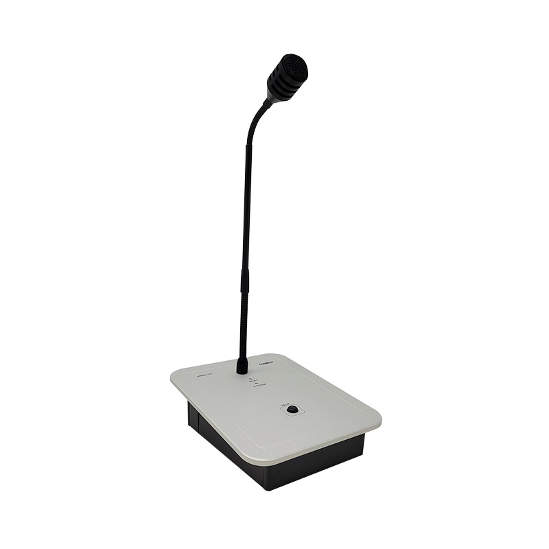 Base microfonica di servizio 1 tasto, comunicazioni non emergenza, sistema EVAC, design compatto