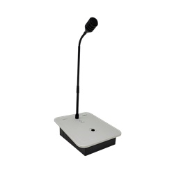 Base microfonica di servizio 1 tasto, comunicazioni non emergenza, sistema EVAC, design compatto