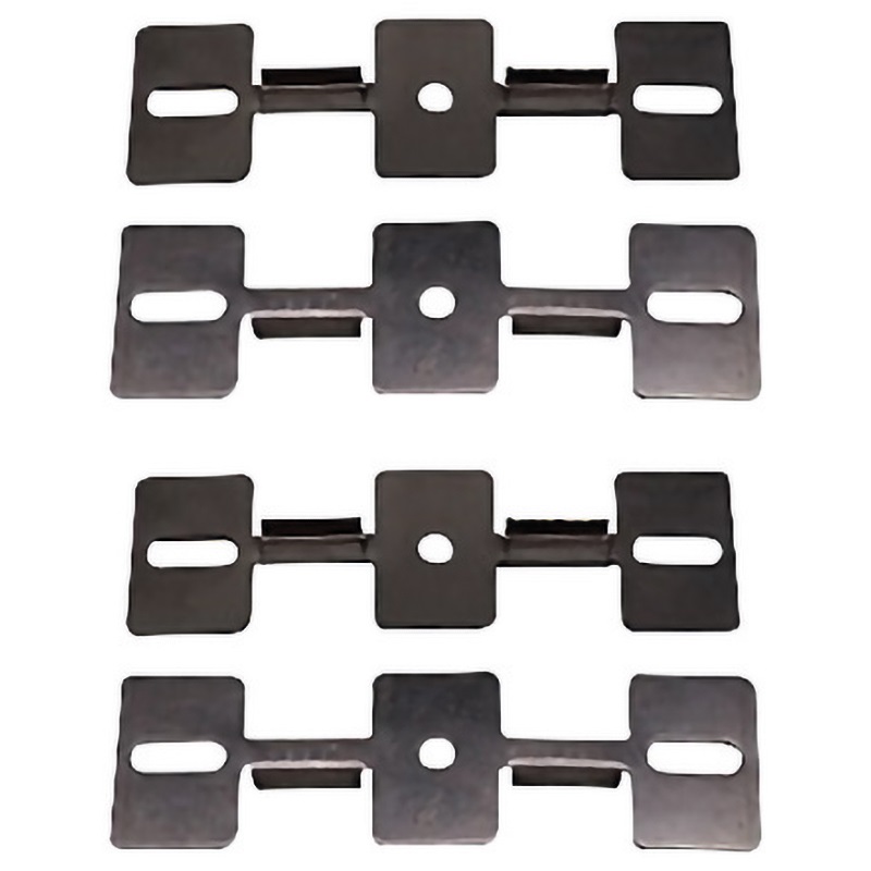 KIT 4PZ staffe montaggio profili sferici alta qualità uso domestico industriale