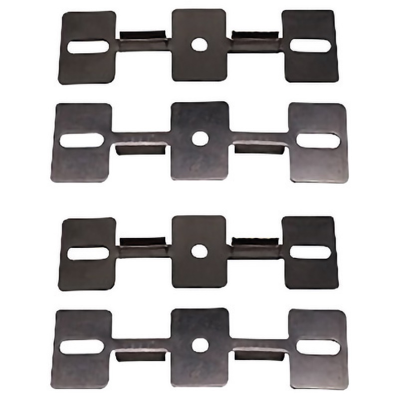 KIT 4PZ staffe montaggio profili sferici alta qualità uso domestico industriale