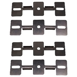 KIT 4PZ staffe montaggio profili sferici alta qualità uso domestico industriale