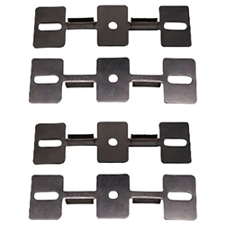 KIT 4PZ staffe montaggio profili sferici alta qualità uso domestico industriale