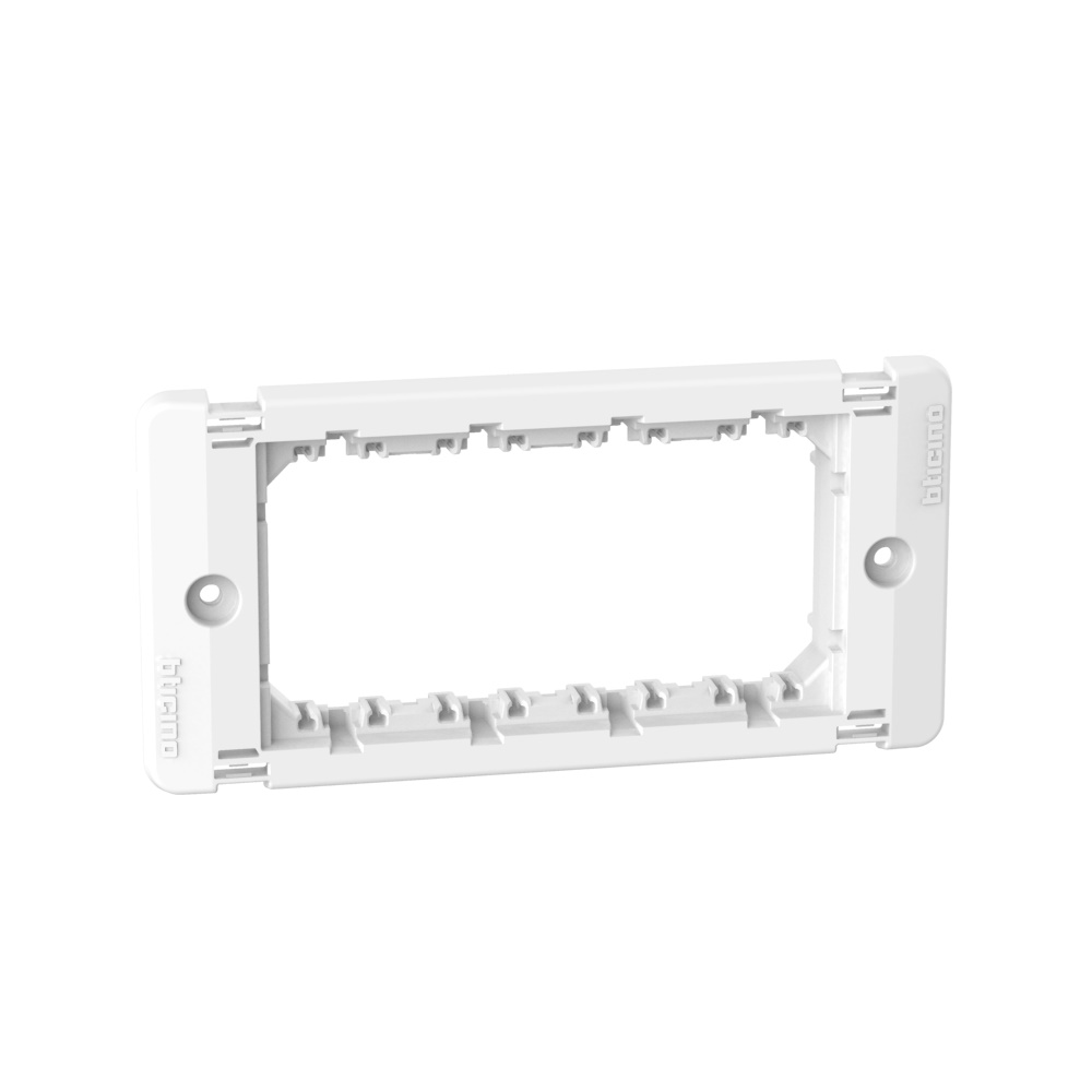 Supporto MatixGO 4 moduli per colonne e minicolonne, alta qualità, installazione elettrica professionale