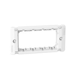 Supporto MatixGO 4 moduli per colonne e minicolonne, alta qualità, installazione elettrica professionale