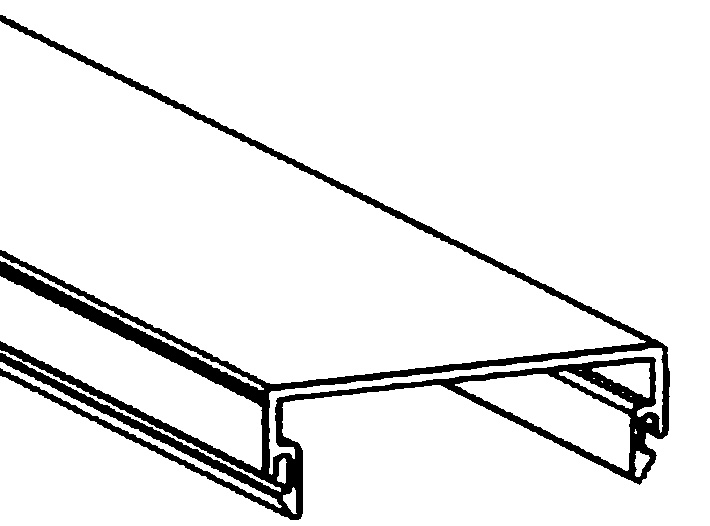Coperchio elettrico 45 mm resistente bianco 9010 per canalizzazioni e contenimento cavi