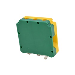 Morsetti componibili a vite per reti di terra sezione 0,2-50 mm² giallo/verde per guida DIN