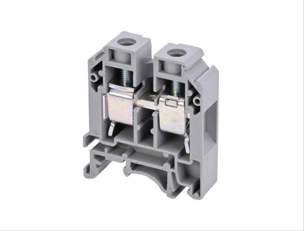 Morsetti componibili serraggio a vite 16mm² per guide DIN impianti elettrici civili industriali