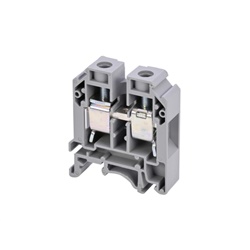 Morsetti componibili serraggio a vite 16mm² per guide DIN impianti elettrici civili industriali