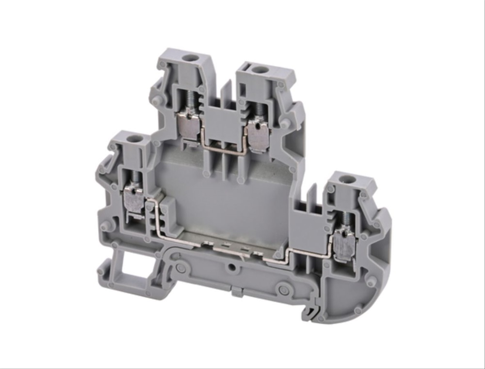 Morsetti componibili a vite 2 livelli per conduttori 0,14-6 mm² uso elettrico civile e industriale