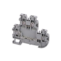 Morsetti componibili a vite 2 livelli per conduttori 0,14-6 mm² uso elettrico civile e industriale