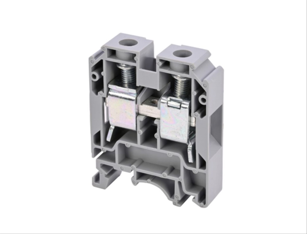 Morsetti componibili serraggio a vite sezione 25mm² guida DIN per impianti elettrici civili e industriali