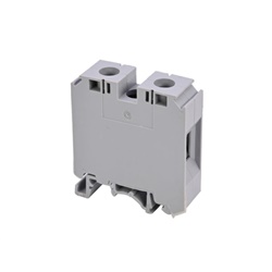 Morsetto componibile a vite per guida DIN, sezione 35 mm², per impianti elettrici civili e industriali