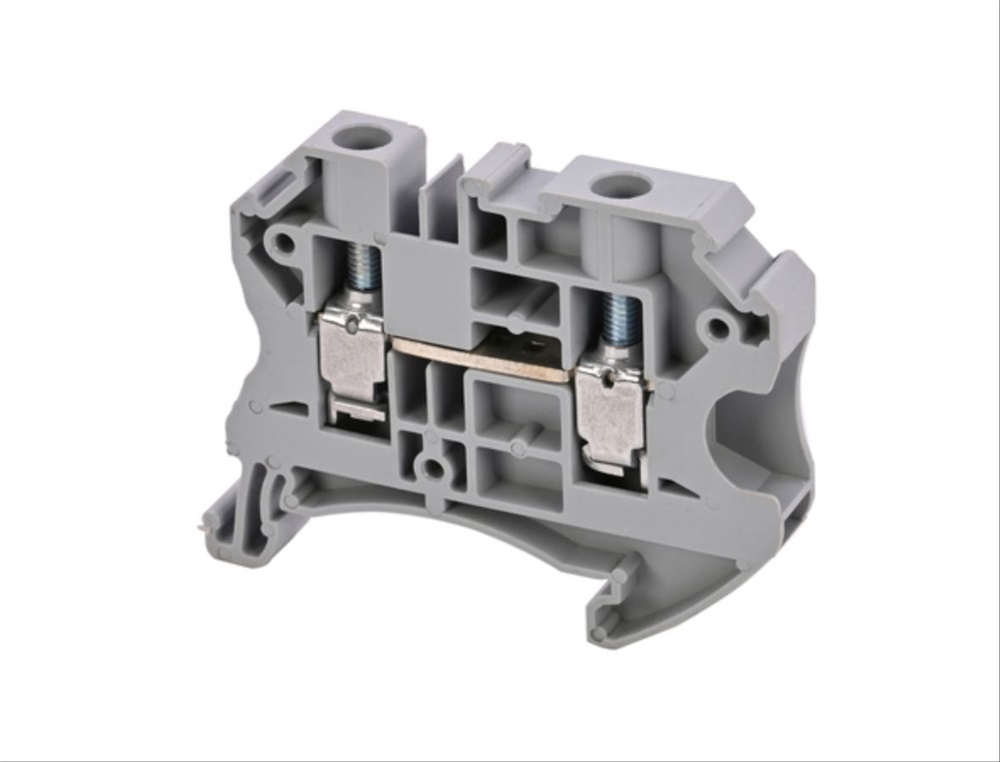 Morsetti componibili a vite TBS per guida DIN, sezione 6mm², uso elettrico civile e industriale