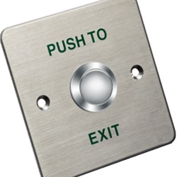 Pulsante uscita a pressione DS-K7P01 86x86mm per sistemi sicurezza e automazione