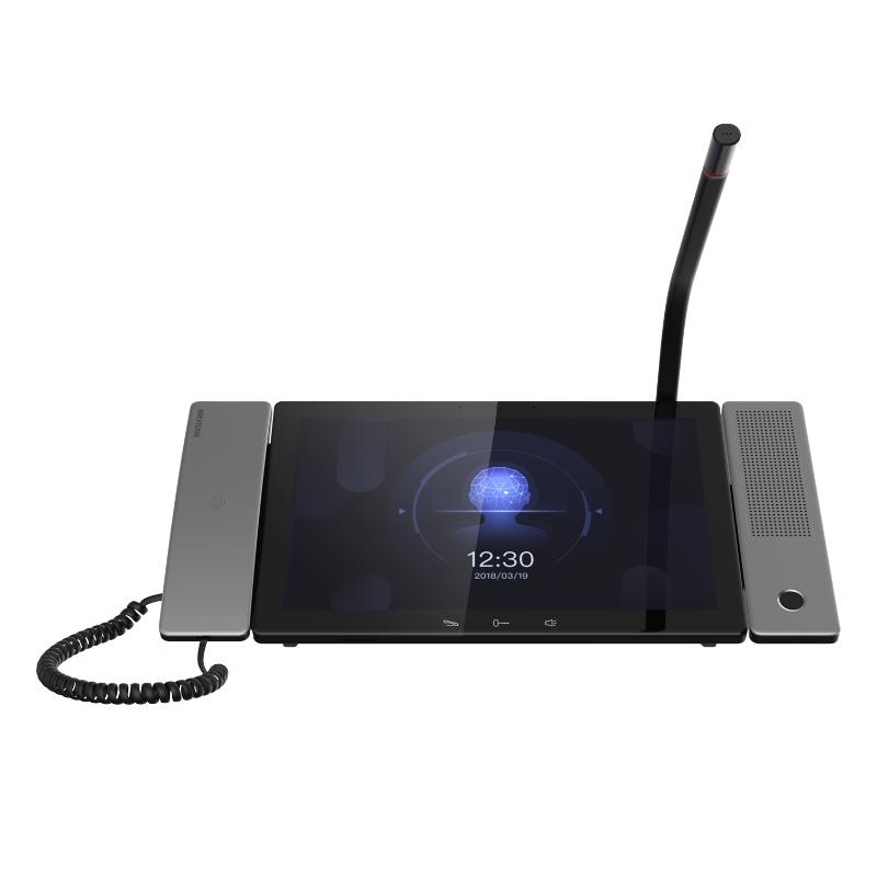Master Station IP 10 touch IPS DS-KM9503 con funzione hands free e tasto apriporta per comunicazioni efficienti in ambienti casa e ufficio