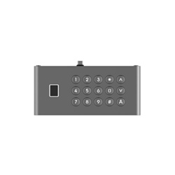 Tastiera biometrica DS-KDM9633-FKP con lettore impronte per controllo accessi esterno