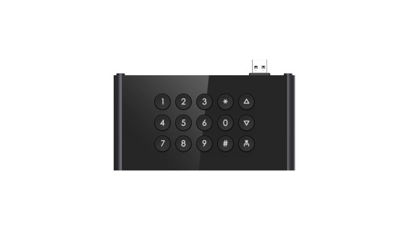 Tastiera opzionale DS-KDM9403-KP controllo accessi biometrico incasso parete residenziale commerciale