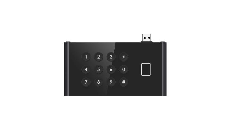 Tastiera retroilluminata biometrica DS-KDM9403-FKP controllo accessi residenziale e commerciale