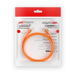 Patch cord CAT6 U/UTP 24AWG rame 5 m arancione per rete ad alta velocità