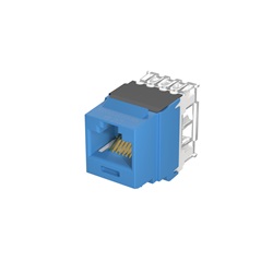 Modulo jack UTP RJ45 Cat 6A Keystone Punchdown, BU